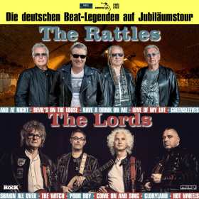 THE RATTLES + THE LORDS, Die deutschen Beat Legenden auf Jubiläumstour